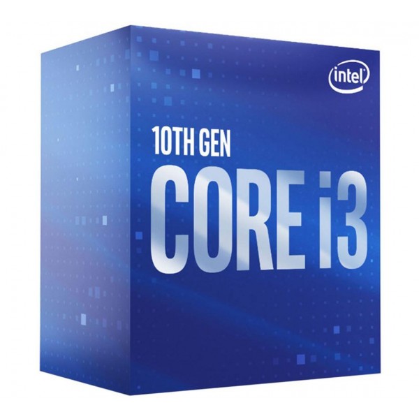 Процесор Intel Comet Lake-S Core I3-10100, 4 cores, 3.6Ghz, 6MB, 65W, LGA1200, BOX