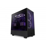 Кутия NZXT H5 Flow Matte Black, Mid-Tower