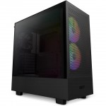 Кутия NZXT H5 Flow RGB Matte Black, Mid-Tower