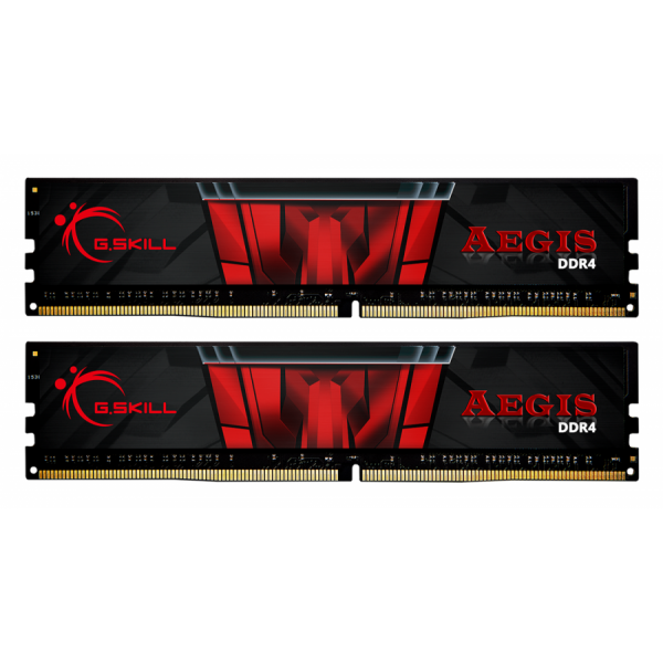 Памет G.SKILL Aegis 16GB(2x8GB) DDR4 2666MHz F4-2666C19D-16GIS