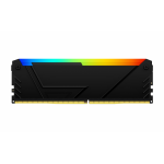 Памет Kingston FURY Beast Black RGB 16GB(2x8GB) DDR4 3200MHz CL16 KF432C16BB2AK2/16