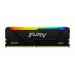 Памет Kingston FURY Beast Black RGB 16GB DDR4 3200MHz CL16 KF432C16BB2A/16