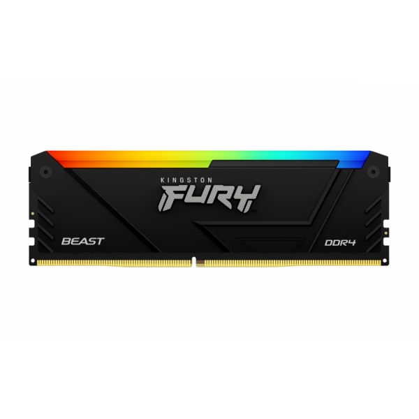 Памет Kingston FURY Beast Black RGB 8GB DDR4 3600MHz CL17 KF436C17BB2A/8