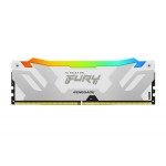 Памет Kingston Fury Renegade White RGB 32GB(2x16GB) DDR5 6800MHz CL36 KF568C36RWAK2-32