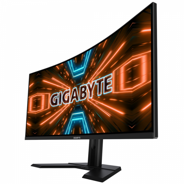 Геймърски Монитор Gigabyte G34WQC-A-EK, 34" VA 4K,UWQHD,Curved 1500R, HDR, 144Hz, 1ms