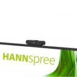 Монитор HANNSPREE HP248WJB, 27 inch, Wide, Full HD, 5 mpix вградена камера, D-Sub, HDMI, DP, Черен