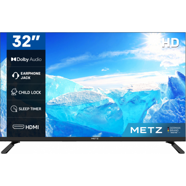 Телевизор METZ 32MTE2000Z, 32"(80 см), LED TV, HD, Черен