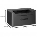 Лазерен принтер Kyocera PA2001, A4, 20 ppm, USB, RAM 32 MB, 1800 x 600 dpi